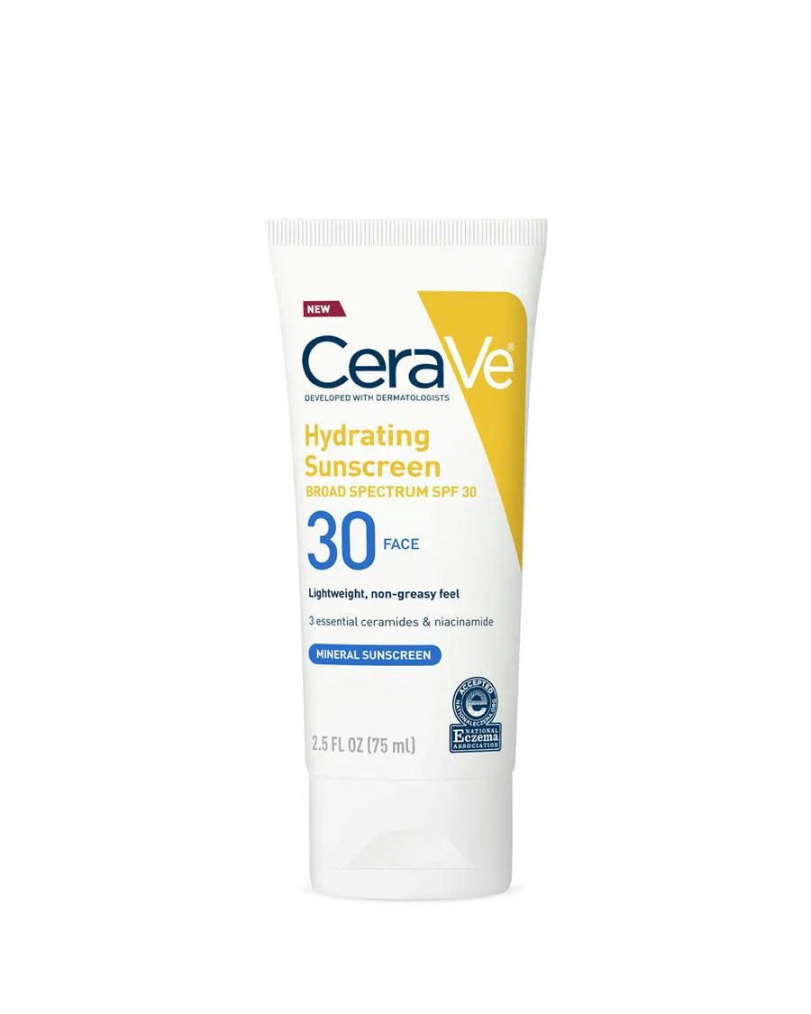 CeraVe Hydrating Mineral Sunscreen SPF 30 – 75ml