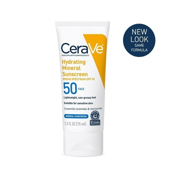 CeraVe Hydrating Mineral Sunscreen SPF 30 – 75ml