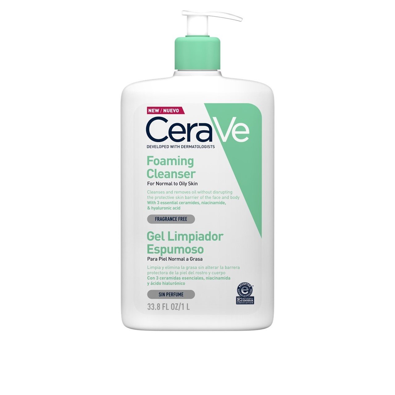 CeraVe Foaming Facial Cleanser – For Dry to Oily Skin 355ml