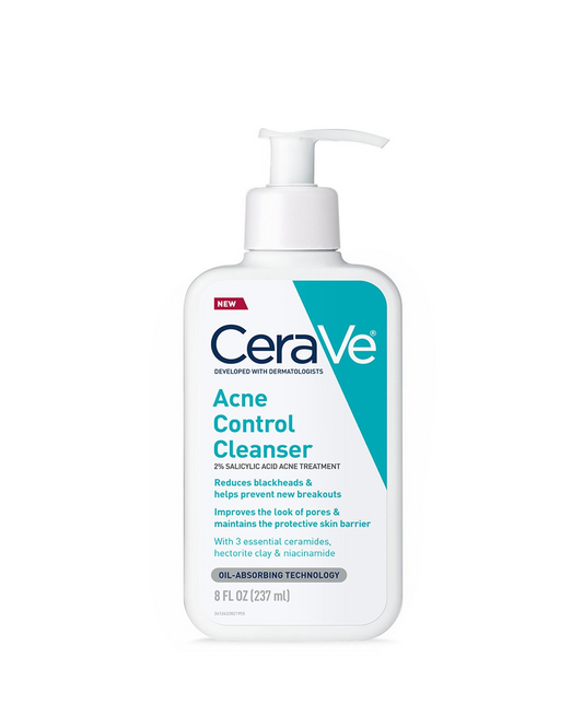 CeraVe Acne Control Cleanser – 2% salicylic acid Acne Treatment 237ml