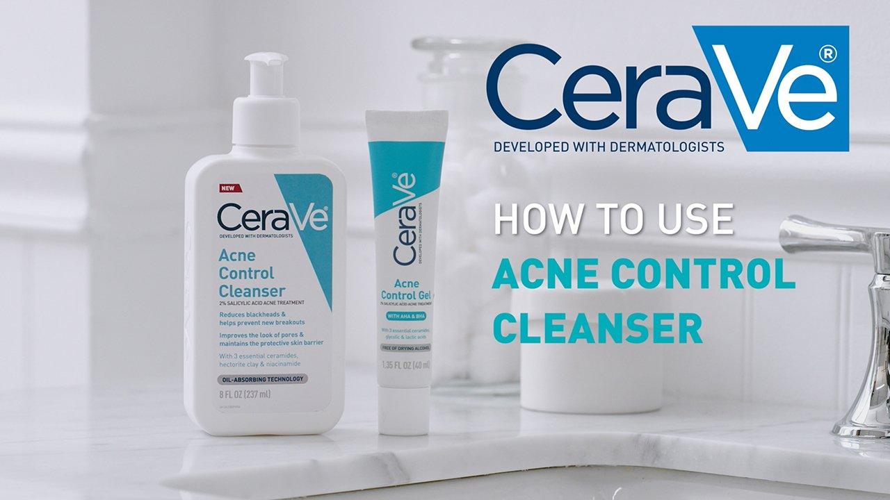 CeraVe Acne Control Cleanser – 2% salicylic acid Acne Treatment 355ml