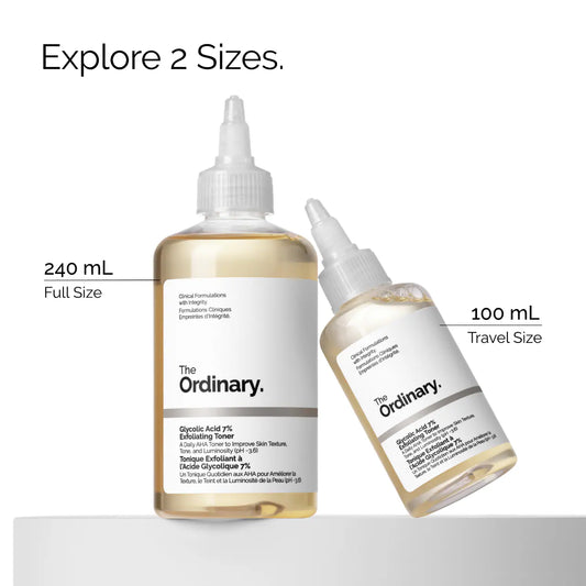 The Ordinary Glycolic Acid 7% Toning Solution – Brightening AHA Exfoliating Toner
